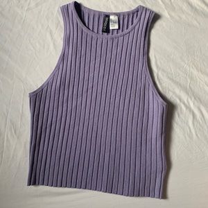 Lavender sleeveless sweater